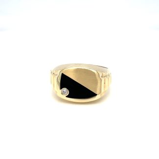 Men's Gold Signet Ring