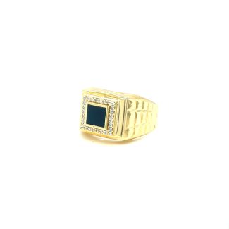 Mens 9ct Gold Ring