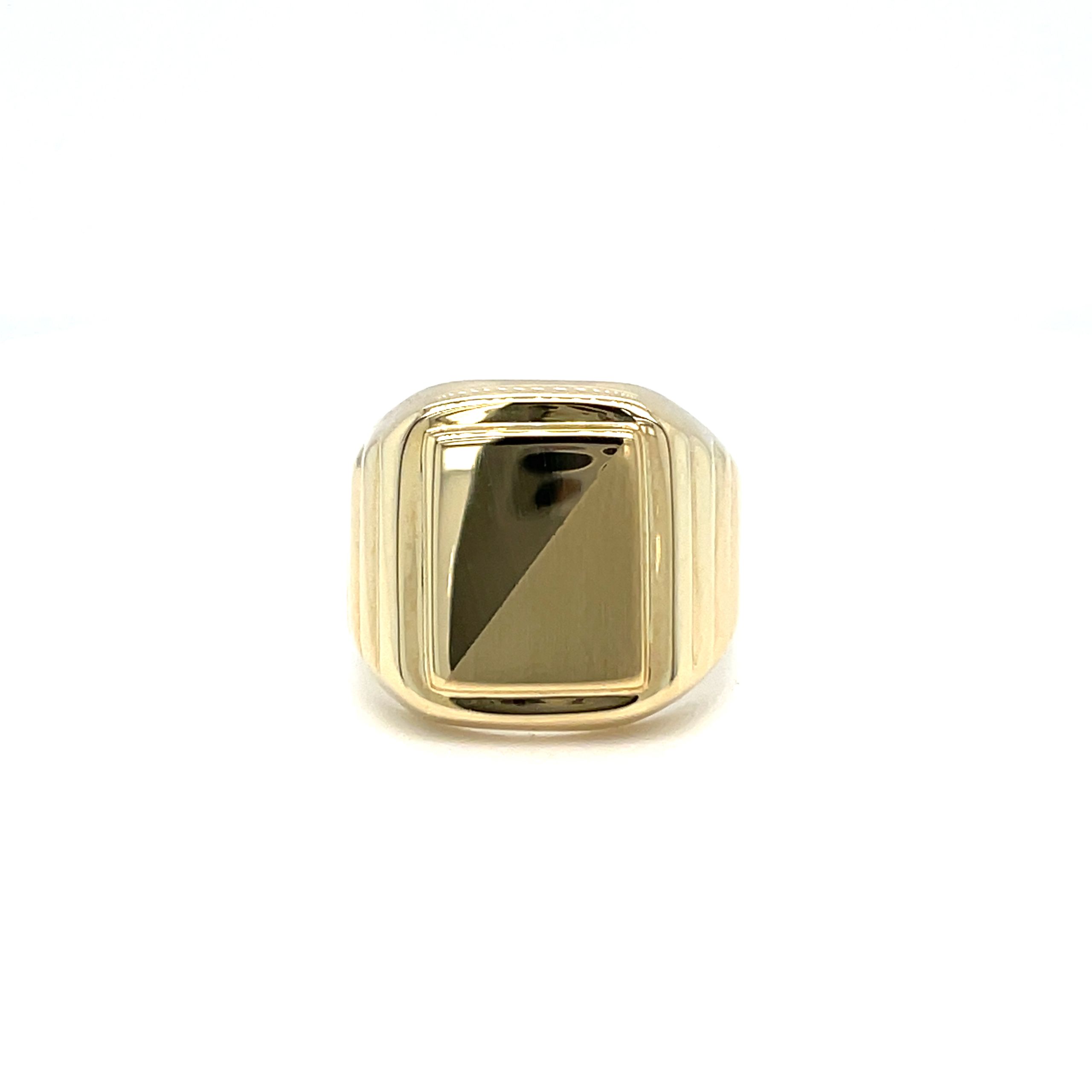 Men's Gold Signet Ring