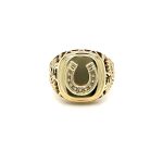 Men's Gold Horseshoe Ring