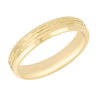Textured Gold Band