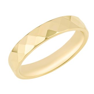 Gold Textured Ring