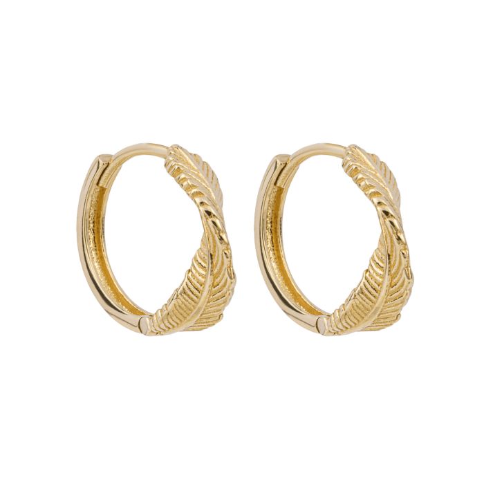 miggy-mac-gold-leaf-earrings Gold Leaf Earrings