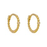 Gold Plated Hoops