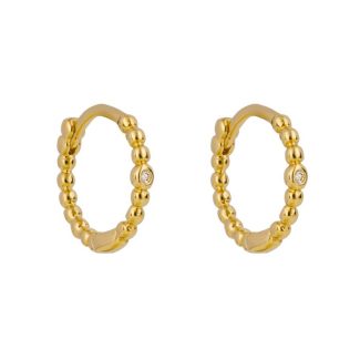 Gold Plated Hoops