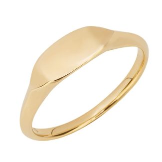 Ladies 9ct Gold Signet Ring