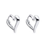 Silver Heart Earrings