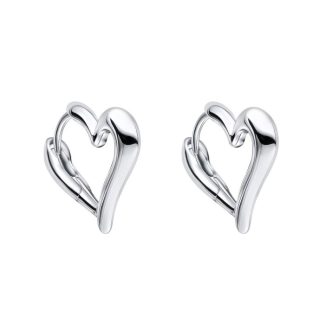 Silver Heart Earrings