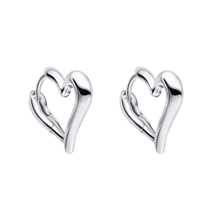 miggy-mac-silver-heart-earrings Silver Heart Earrings