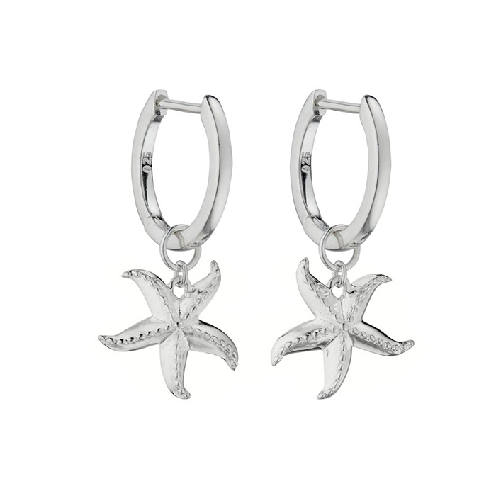 miggy-mac-silver-starfish-earrings Silver Starfish Earrings