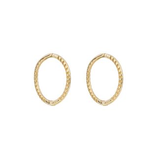 Gold Rope Earrings