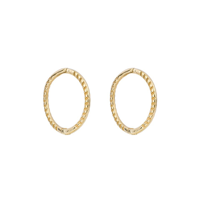 Gold Rope Earrings
