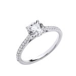 Lab Diamond Engagement Ring