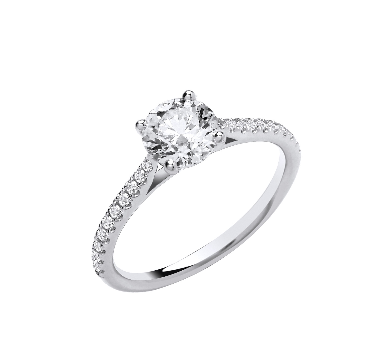 Lab Diamond Engagement Ring