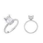Emerald Cut Diamond Ring