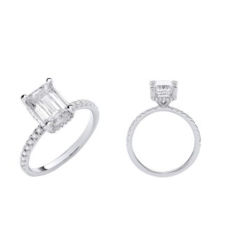 Emerald Cut Diamond Ring