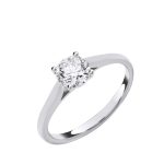 Lab Diamond Solitaire Ring