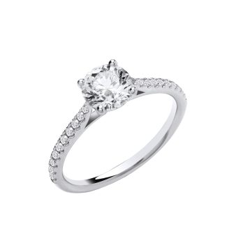 Lab Diamond Engagement Ring