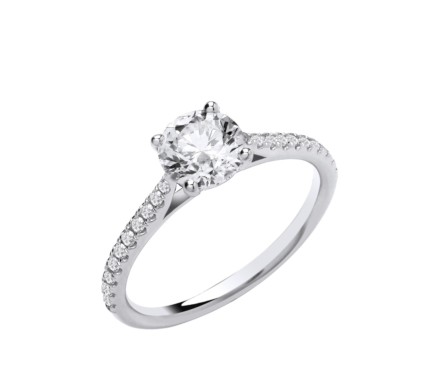 Lab Diamond Engagement Ring