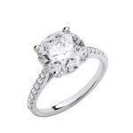 Lab Created Diamond engagement Ring