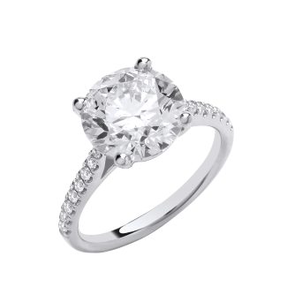 Lab Created Diamond engagement Ring