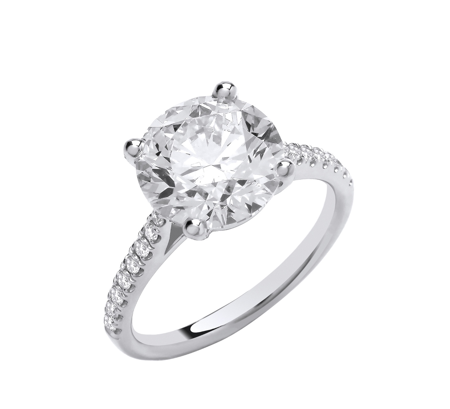 Lab Created Diamond engagement Ring