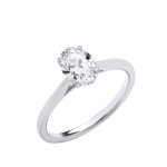 Oval Solitaire Engagement Ring