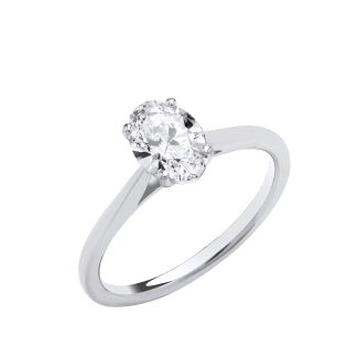 Oval Solitaire Engagement Ring