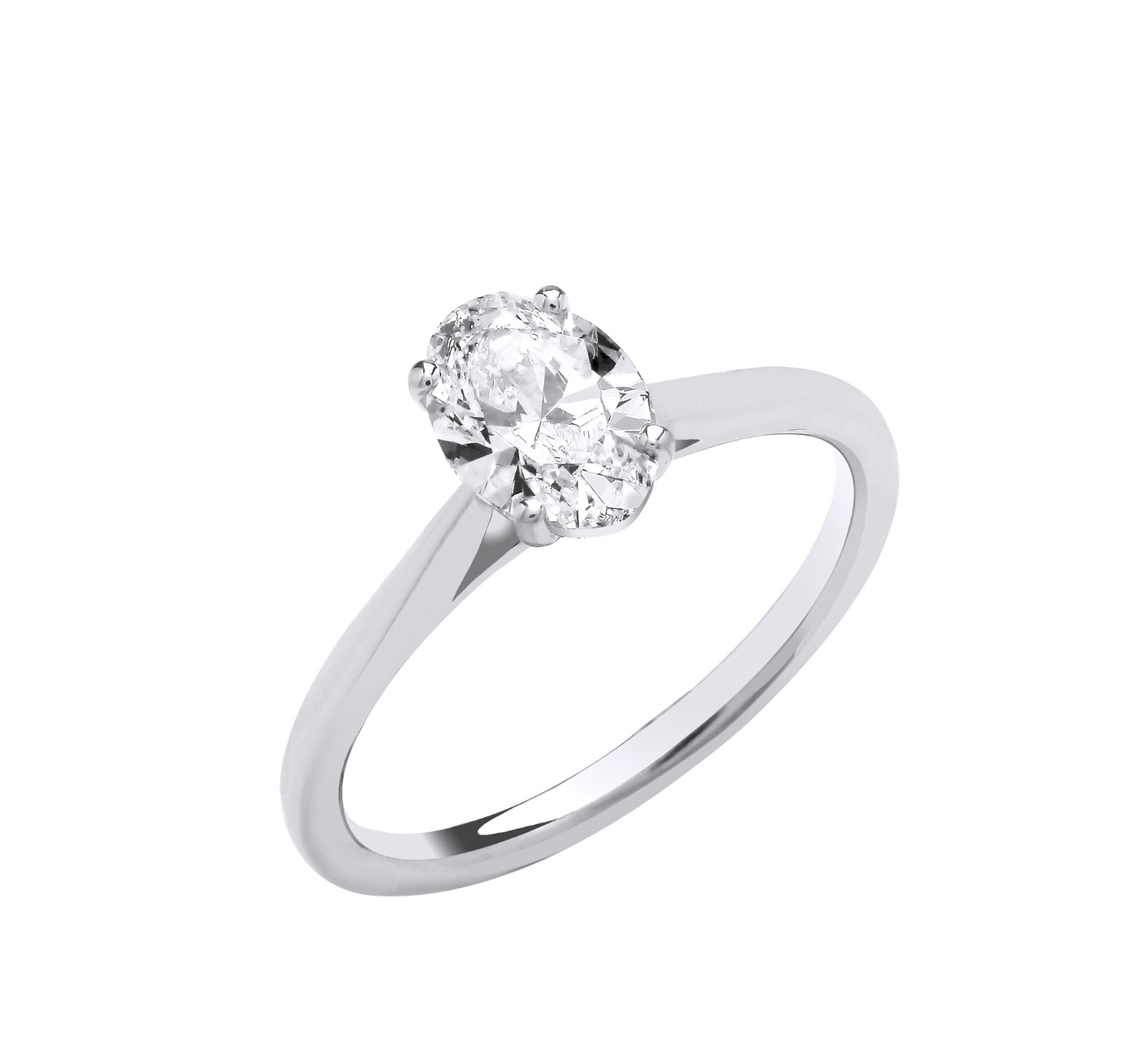 Oval Solitaire Engagement Ring