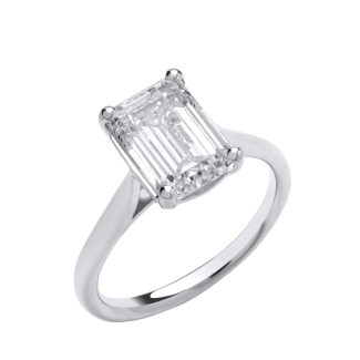 3 Carat Lab Grown Emerald Cut Diamond