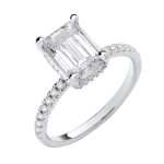 Emerald Cut Diamond Ring