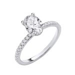 Oval Diamond Engagement Ring