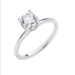 1 Carat Oval Lab Diamond Ring