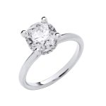 2 Carat Round Lab Diamond Ring