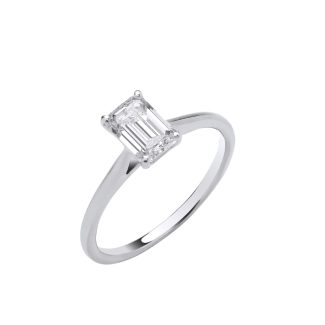 Lab Grown Emerald Cut Diamond