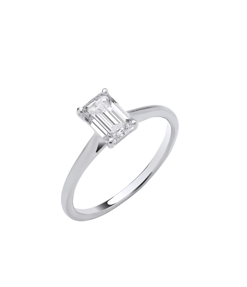 Lab Grown Emerald Cut Diamond
