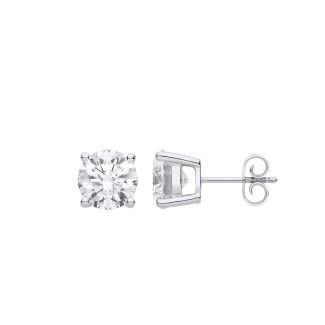3 Carat Lab Grown Diamond Earrings