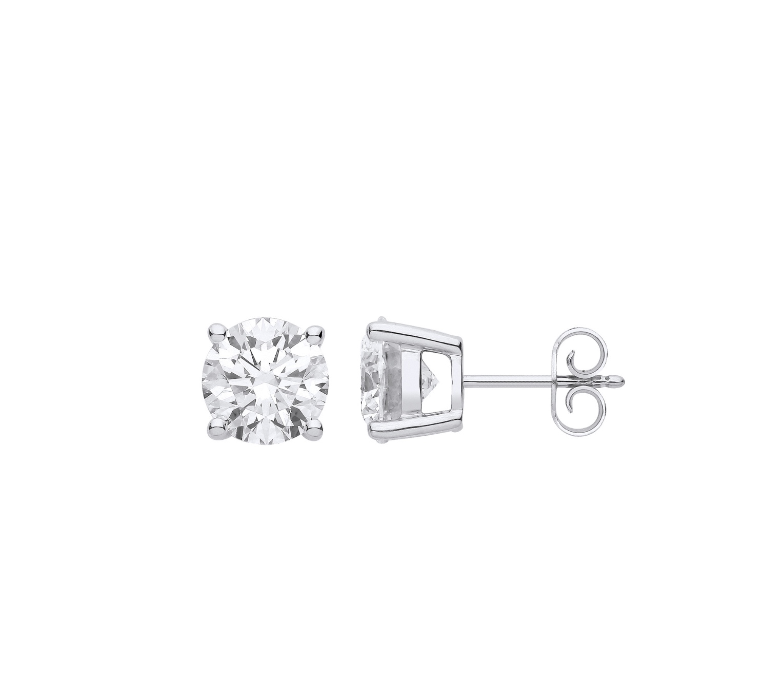 3 Carat Lab Grown Diamond Earrings