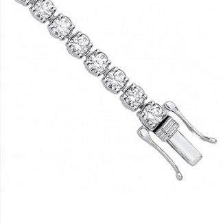 10 Carat Lab Diamond Tennis Bracelet