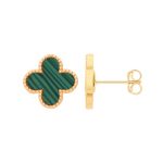 Green Clover Earrings