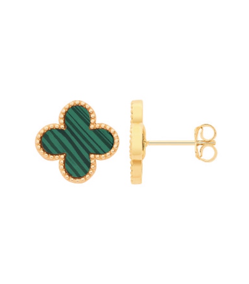 Green Clover Earrings