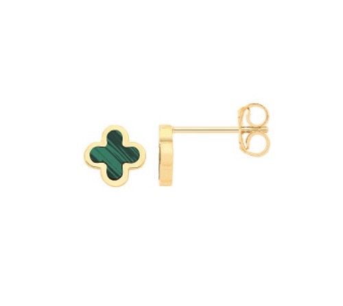 small-green-clover-earrings Small Green Clover Earrings