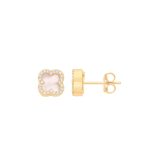 Pink Clover Earrings UK