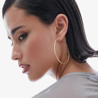 Silver Hoop Earrings