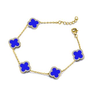 Gold Bracelet Clover