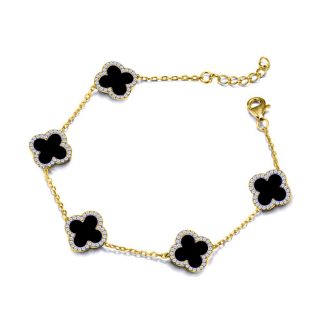 Gold Clover Bracelet