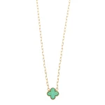 Green Clover Necklace UK