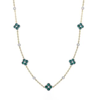 Green Clover Necklace