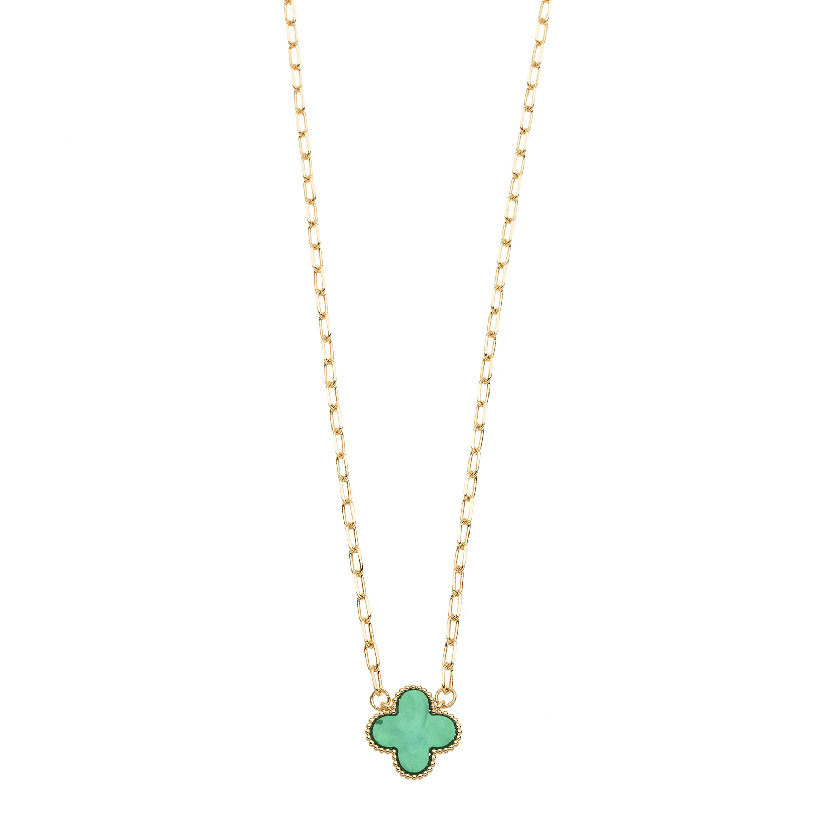 green-clover-necklace-uk Green Clover Necklace UK