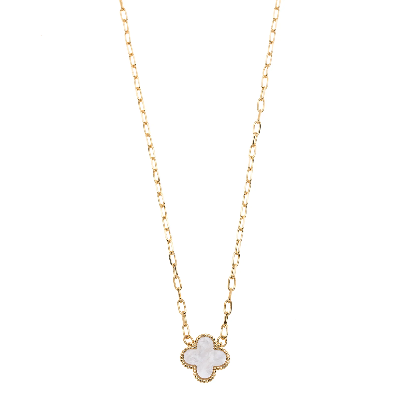 mop-clover-necklace-uk MOP Clover Necklace UK